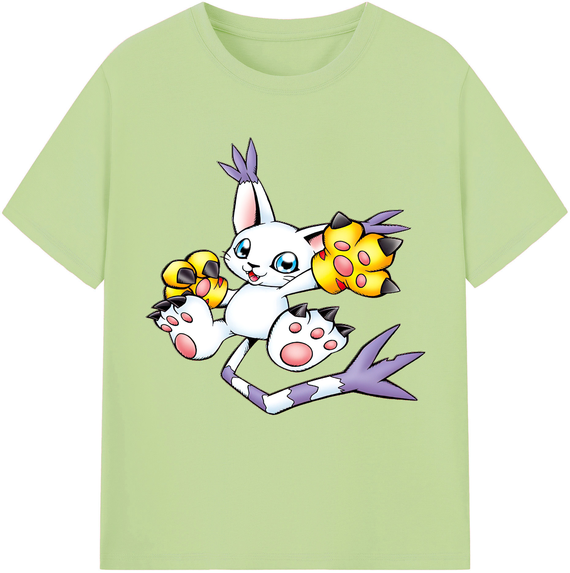 （画像用） Digimon デジタルモンスター/デジモン 綿100％半袖Tシャツ（フロントプリント）